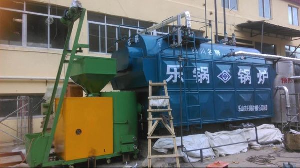 乐山锅炉4T生物质锅炉运行中1