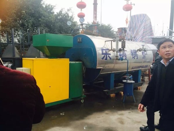 乐山锅炉生物质锅炉试验运行中